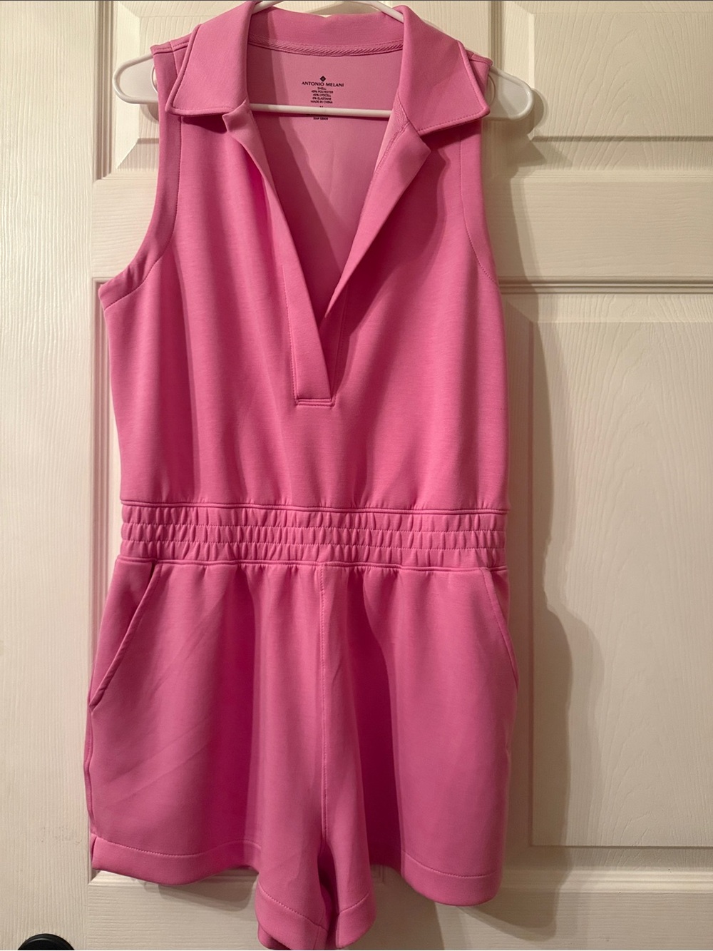 Pink Sleeveless Romper - women’s size medium